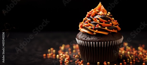 Cute Halloween Cupcake with...