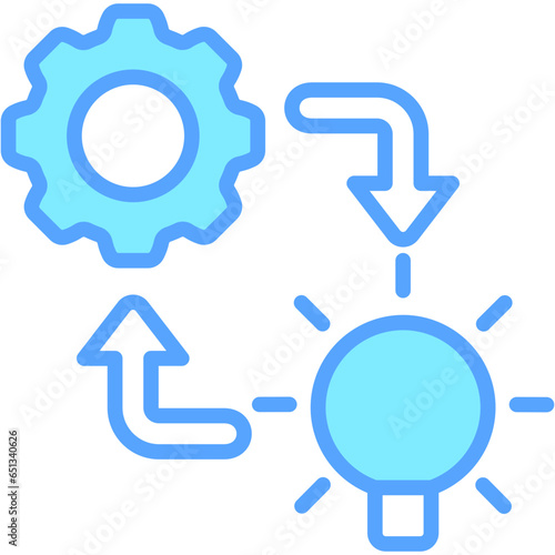 Implementation icon often used in design, websites, or applications, banner, flyer to convey specific concepts related to Assessment, educational, evaluative, and analytical purposes.