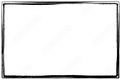 Obraz na płótnie Vintage photo film double frame of an old camera with transparent background (png image). w salonie