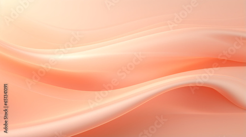 abstract peach background with waves, AI Generation