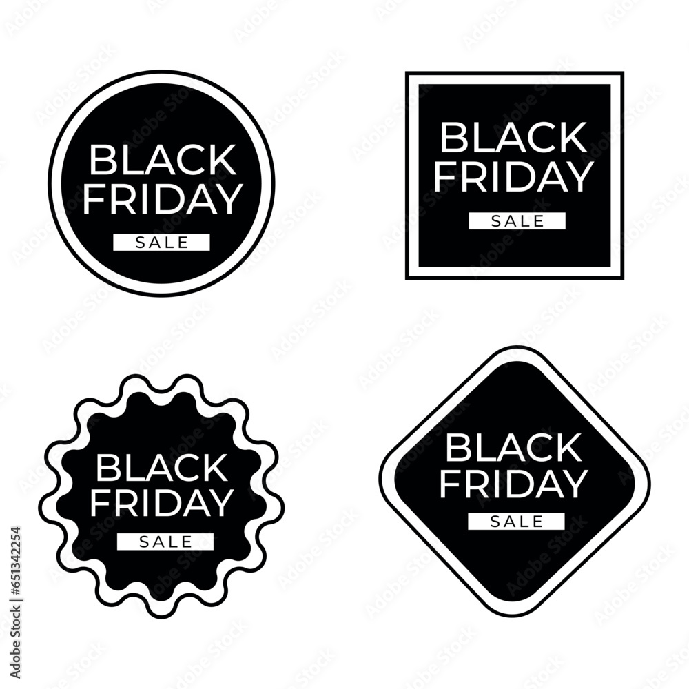 Black friday banner. Vector illustration. Black Friday sale