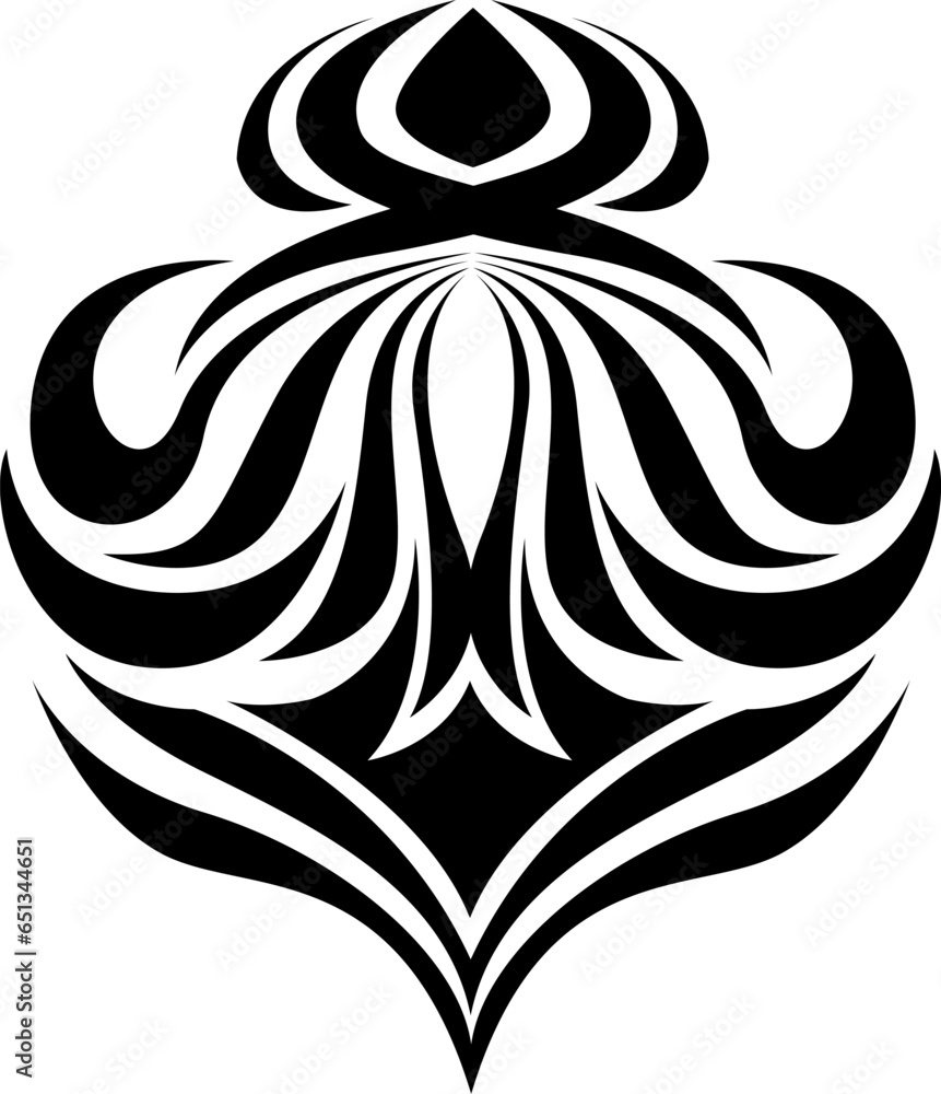 Flower tattoo, tattoo illustration, vector on a white background. Flower tattoo, tattoo illustration, vector on a white background.
