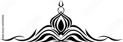 Cool tattoo idea, tattoo illustration, vector on a white background.