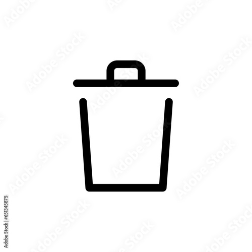 Bin icon , Trash icon , delete icon , garbage can, rubbish icon - web ui interface website icons