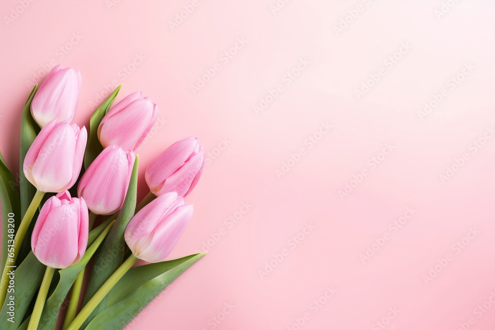Blossom background spring pink green flower tulip bouquet floral decoration holiday bloom Blossom background spring pink green flower tulip bouquet floral decoration holiday bloom