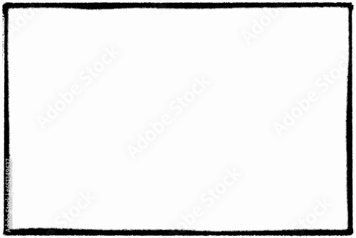 Obraz na płótnie Retro photo film frame with transparent background (png image) w salonie