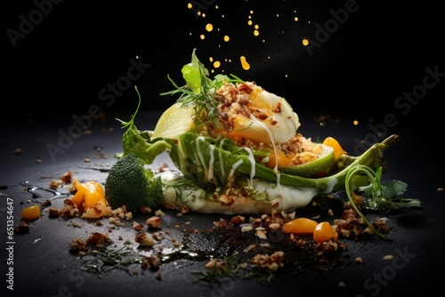 A Delectable Delight: Captivating Tasty Food Photography Showcasing the Richness of Belgian Paling in 't Groen © aicandy