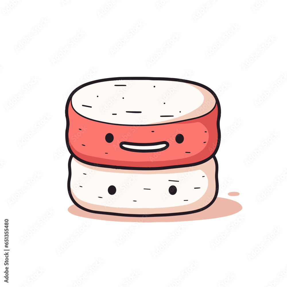 Waxing Sponge vector icon in minimalistic, black and red line work, japan web Waxing Sponge vector icon in minimalistic, black and red line work, japan web