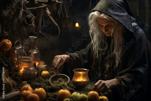 Elder Witch's Eerie Halloween Potion