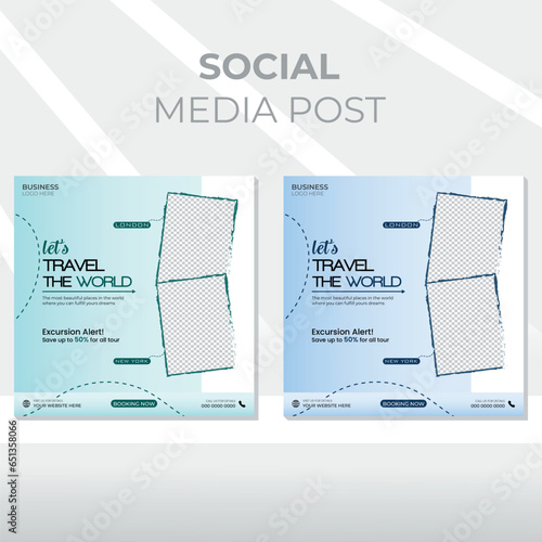 EPS Real estate digital marketing web banner social media and instagram post template banner.