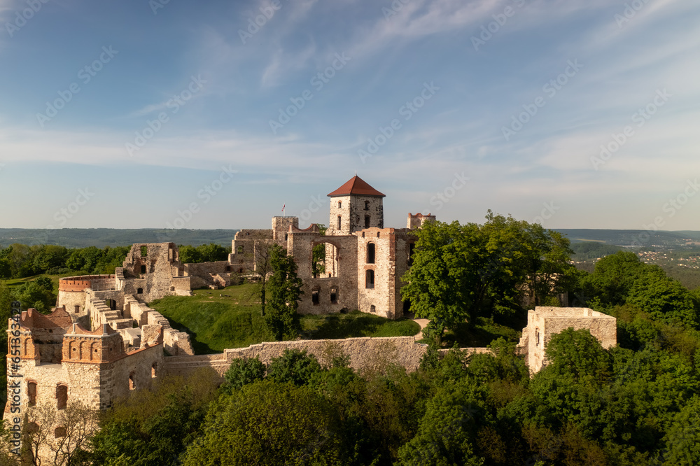 Castle near Malopolska in Poland