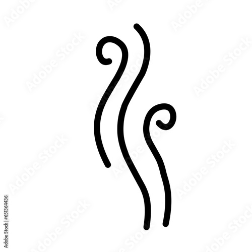 hot steam line icon