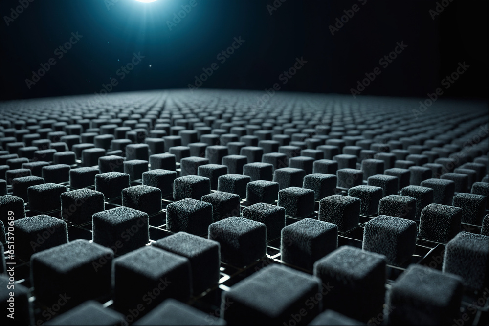 Fototapeta premium Background of Black Texture Technology Concept