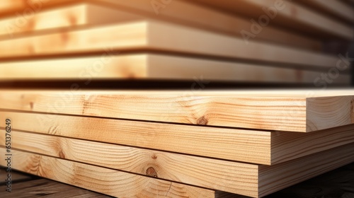 High-Resolution Photograph of Pine Wood Timber Boards 