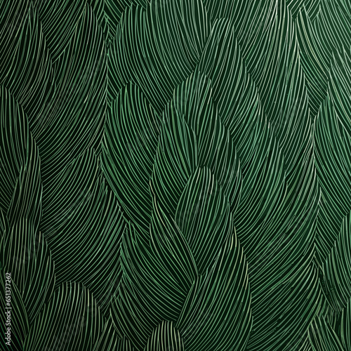 Luxury green background vector with green leaf pattern. Vector illustration.