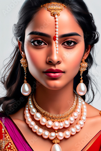 Pretty Young Indian Woman AI Generated