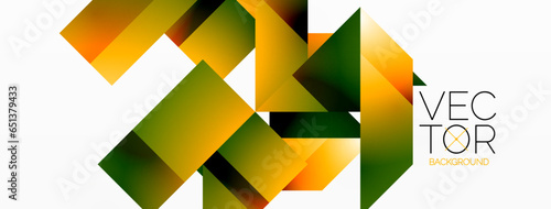 Geometric purity on white - lines, squares, triangles unite. Minimalist harmony in elegant simplicity