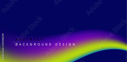 Abstract vector backdrop with fluid, geometric elements. Harmonious blend of form and color, evoking dynamic and captivating visual landscape for wallpaper, banner, background, landing page