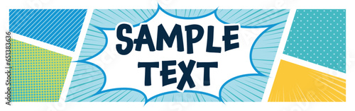 背景素材_漫画_カラフル