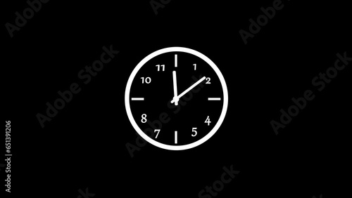 Wallpaper Mural abstract wall clock icon illustration 4k  Torontodigital.ca