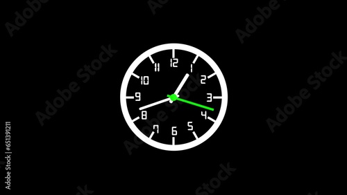 Wallpaper Mural abstract wall clock icon illustration 4k  Torontodigital.ca