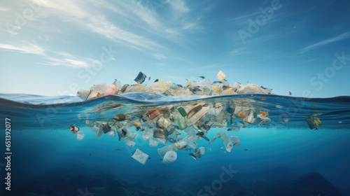 An AI-driven waste management system identifying and reducing plastic waste in oceans