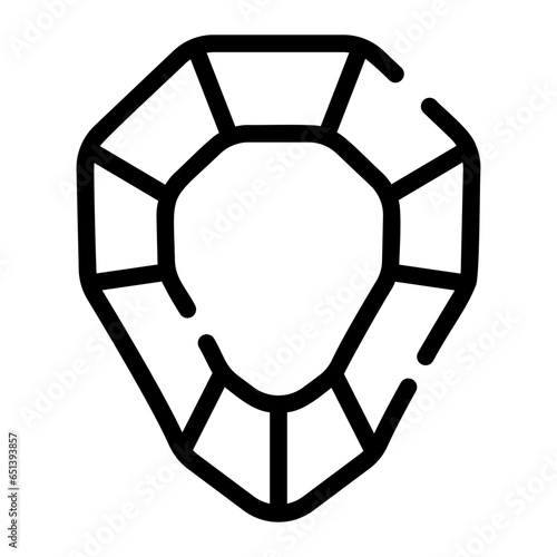diamond Line Icon