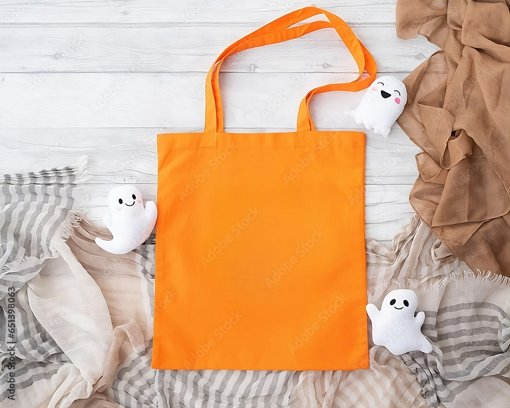 Orange Tote Mockup Shopping Bag Mockups tote Mock Up Gift Otoño ...