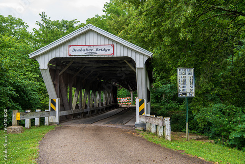 Brubaker Covered Bridge in Preble County, Ohio photo