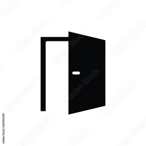 door icon design, illustration design