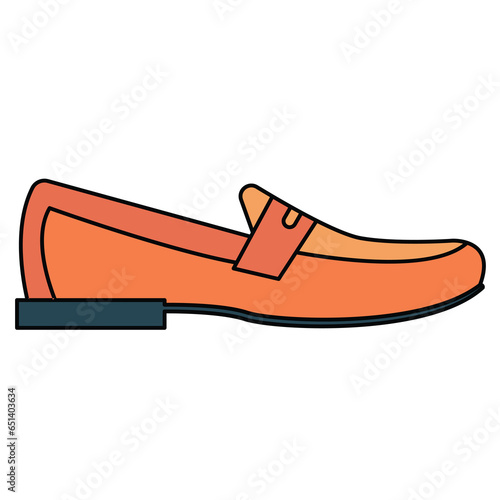 loafer fashion boots vector illustration