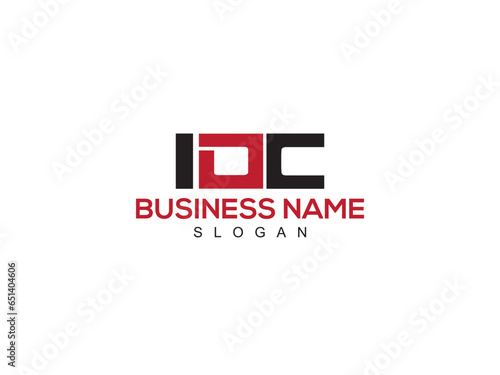 Minimalist IOC io Logo Letter Vector Arts For Business