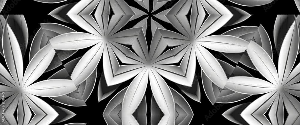 Anamorphic video white abstract symmetrical motion background. Seamless ...
