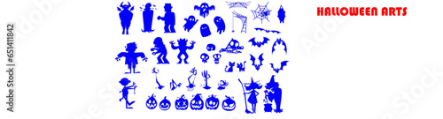 HALLOWEEN VECTOR CHARACTERS COLLECTION EPS