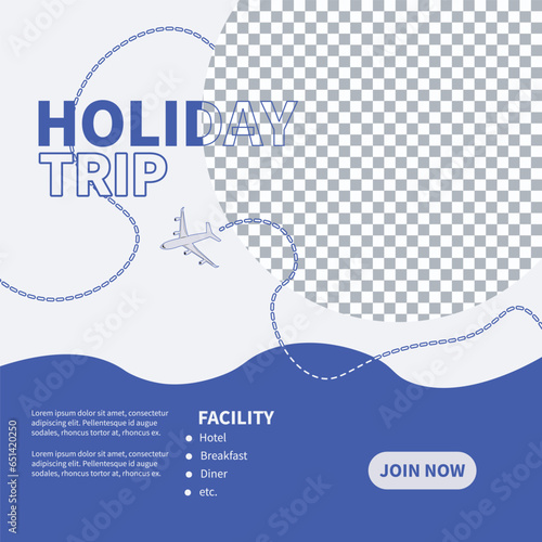 Capture the essence of your unforgettable holiday adventures with our 'Holiday Trip Post Instagram' design.Make your travel moments truly memorable with our 'Holiday Trip Post Instagram' template.