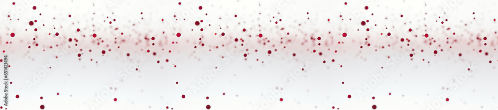 Seamless. An abstract background image for festive occasions featuring red bubbles floating in the air against a white background, creating a dreamy atmosphere. Illustration