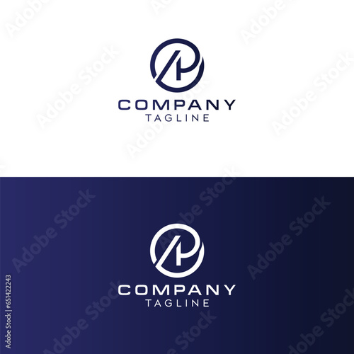 Abstract letter AP logo-AP Logo Design-AP letter logo design-AP letter icon and symbol !