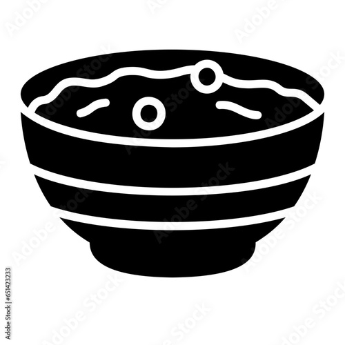 porridge glyph icon