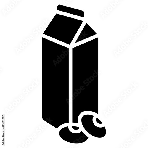 soy milk glyph icon