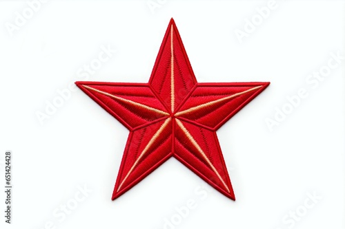 Red Star Embroidery: Stitched Perfection, Generative AI