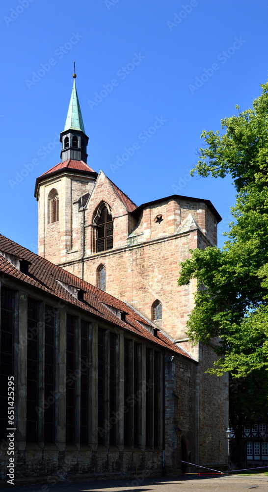 Historical Church in the Old Town of Braunschweig, Saxony - Anhalt