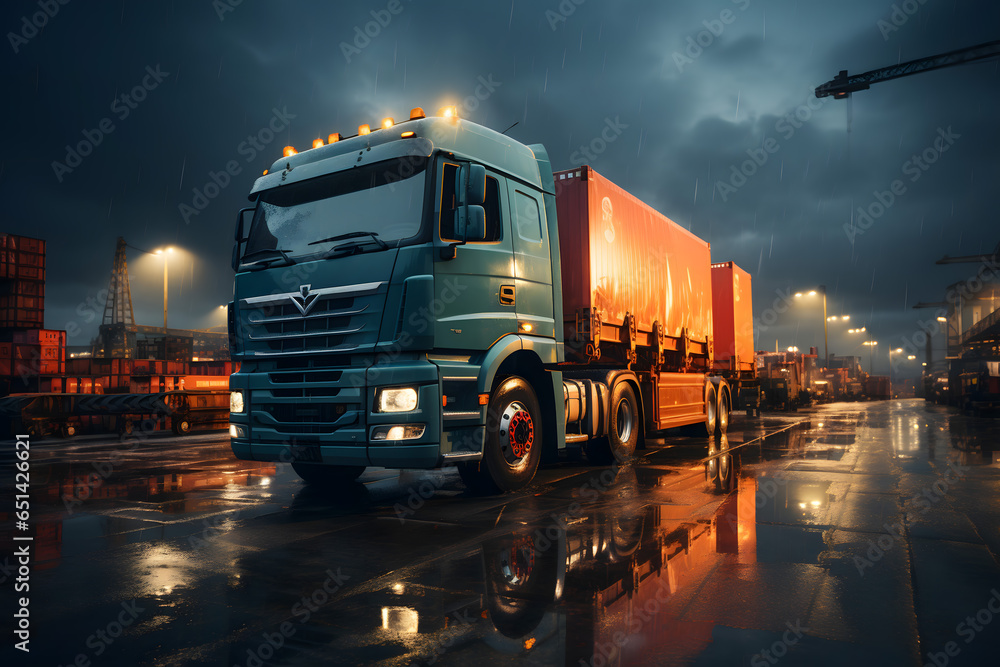 customs for cargo delivery and import/export, cargo freight containers in warehouse customs for cargo delivery and import/export, cargo freight containers in warehouse