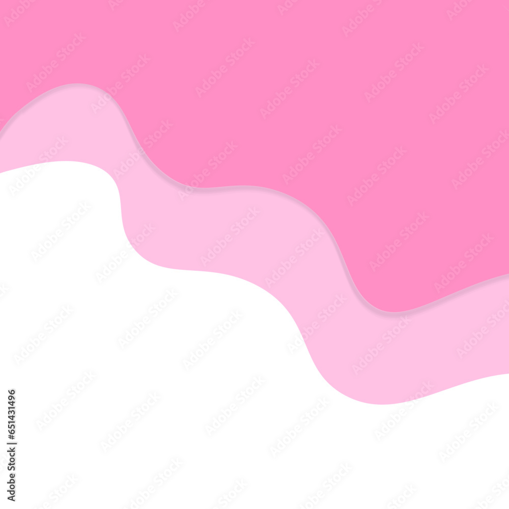 Obraz premium random pink shape