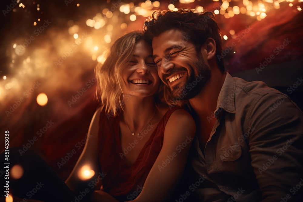Portrait photography of a beautiful romantic couple in love Portrait photography of a beautiful romantic couple in love