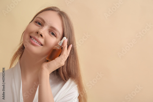 Pretty young woman with cos...