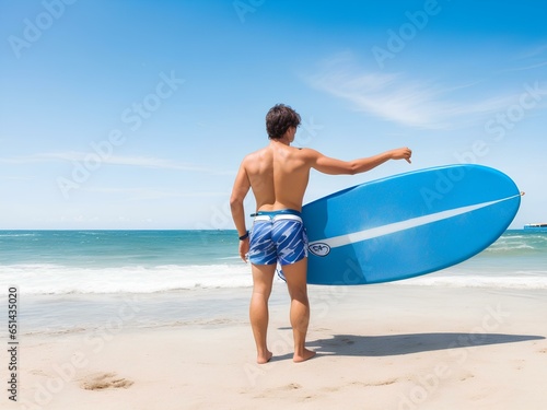 person holding a surfboard