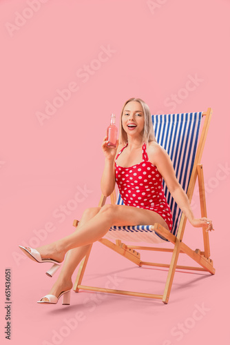 Beautiful young woman with ...