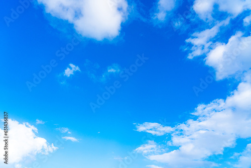 青空と雲空、