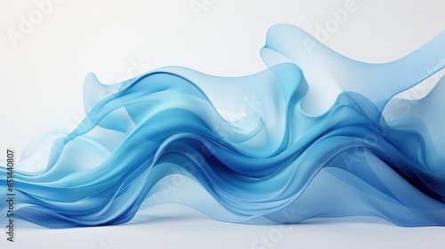 abstract blue wave background illustration