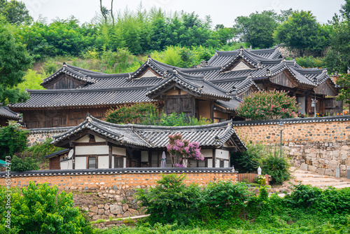  views of traditional yangdong village in gyeongju, south korea